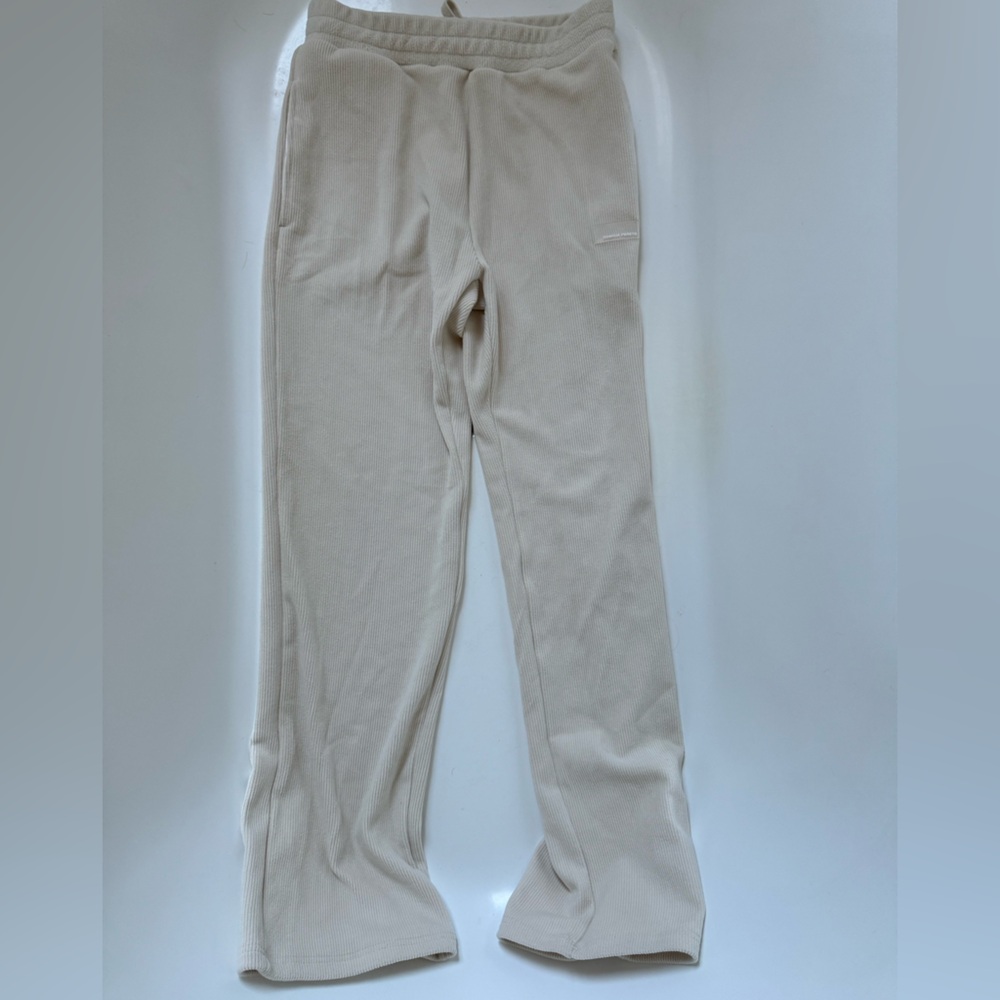 Joshua Perets Cream Sweatpants